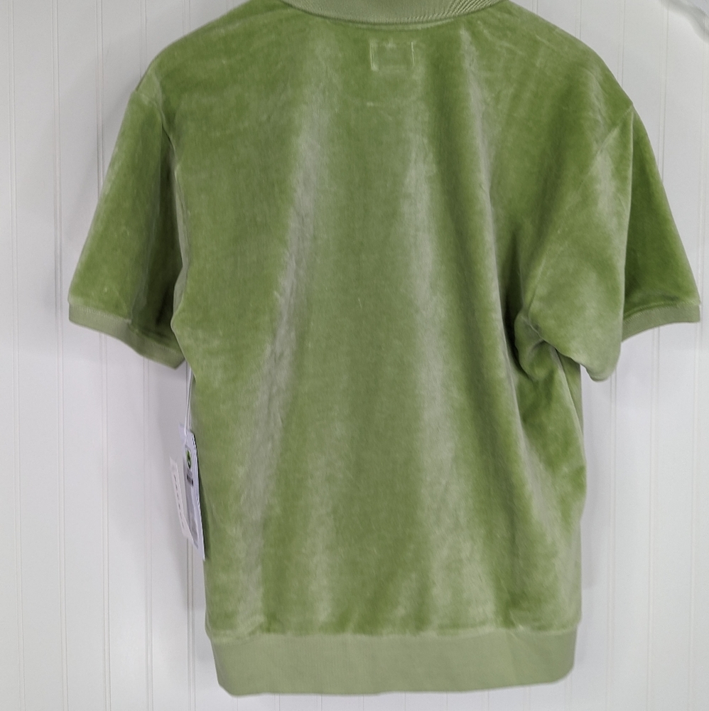 OBEY Stefano Short Sleeve Velour Polo NWT Sz M - Picture 11 of 13